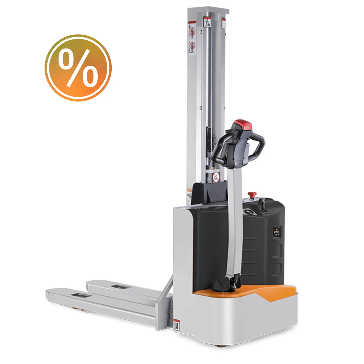 Transpaletă electrică cu catarg ECV 10 C